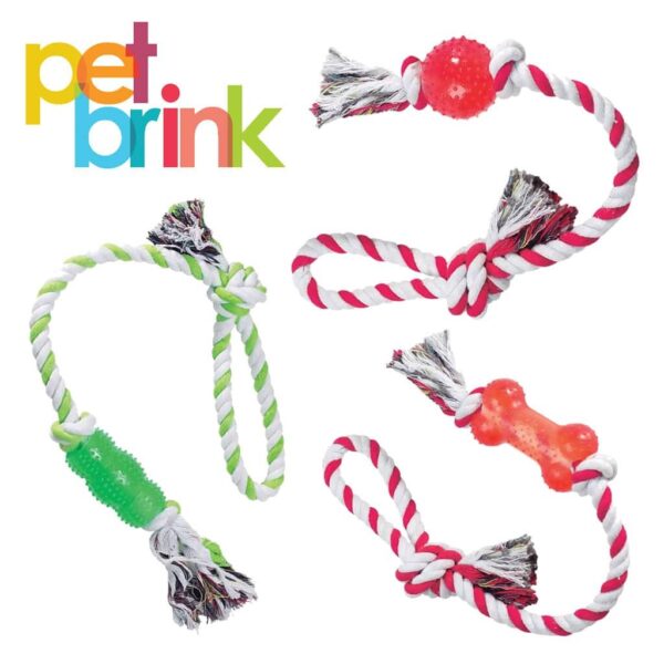 Brinquedo Knot Color Pet Brink para Cães