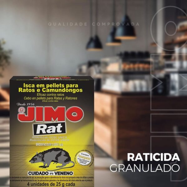 Jimo Rat - Raticida Iscas para Ratos e Camundongos - Image 2